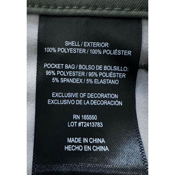 32 Degrees Cool Mens 34x29 Stretch Performance Pants Olive Green Chinos - Picture 5 of 10